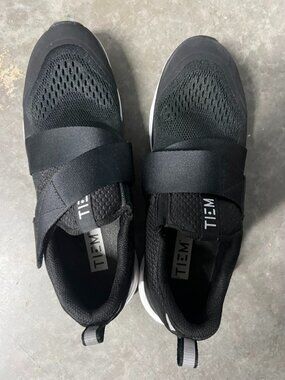 TIEM Slipstream Spin Shoes Black - Women’s 8.5 + SPD Cleats